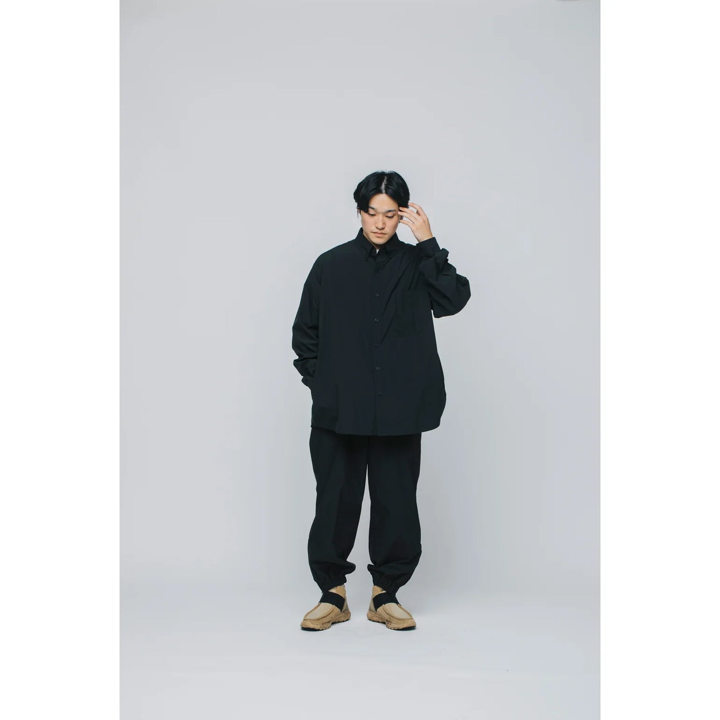 PAPERSKY WEAR|HIKE&BIKE CAVE TYPEWRITER BIG SHIRT