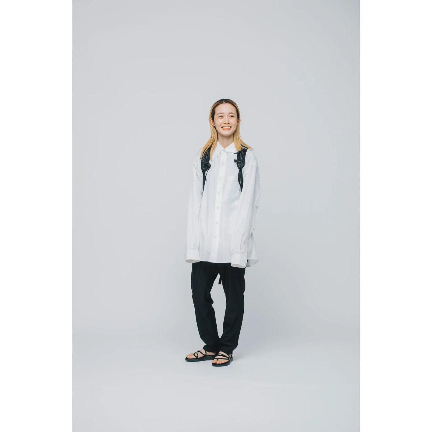 PAPERSKY WEAR|HIKE&BIKE CAVE TYPEWRITER BIG SHIRT