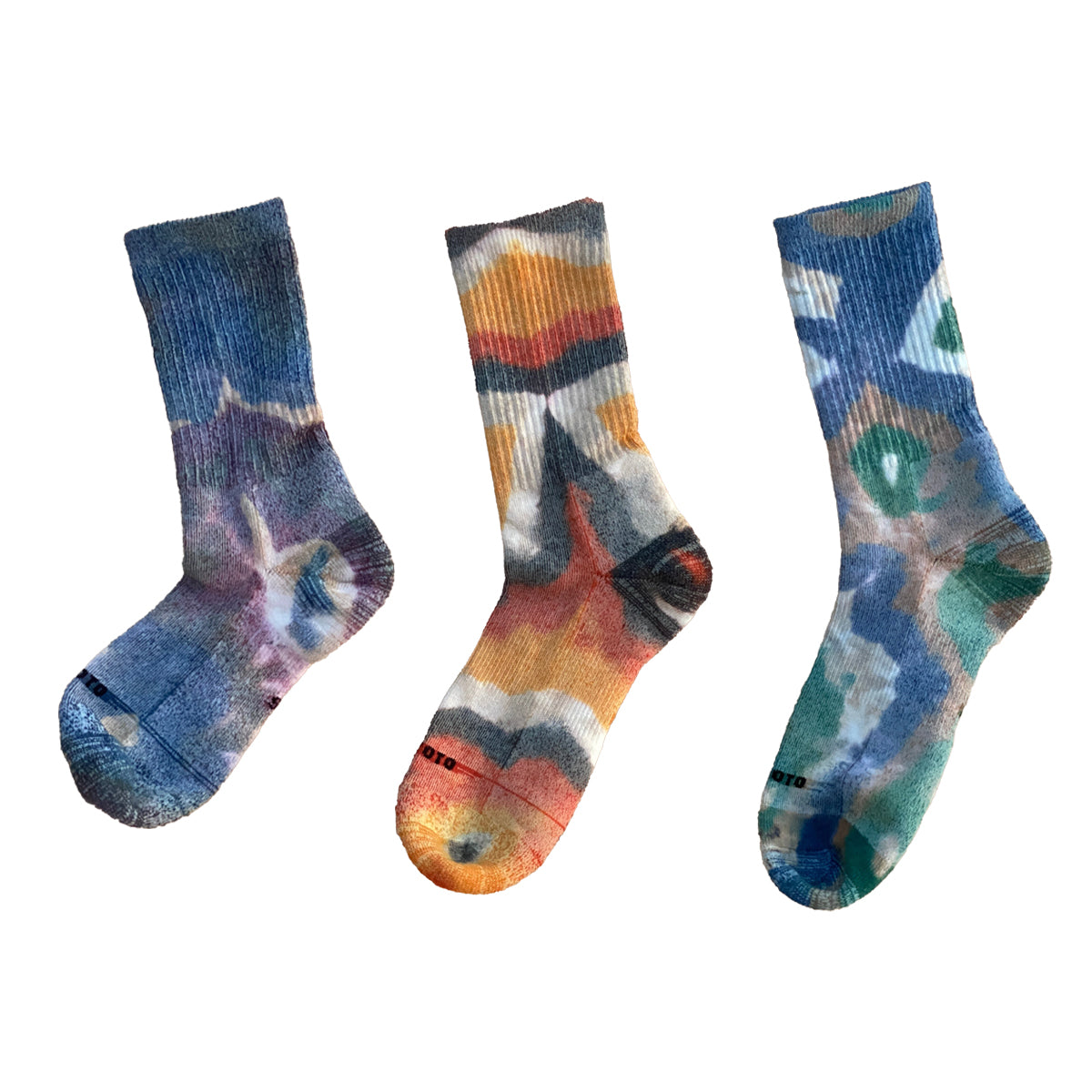 ROTOTO | ALLROUNDER ”MERINO CREW TIE DYE”