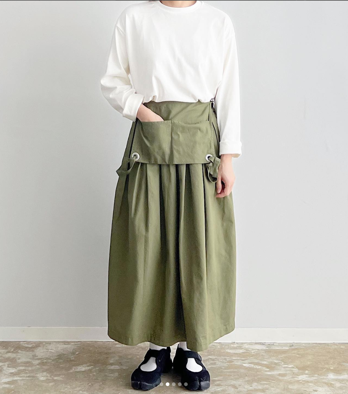HARVESTY|GARDEN APRON SKIRT / ガーデンエプロンスカート