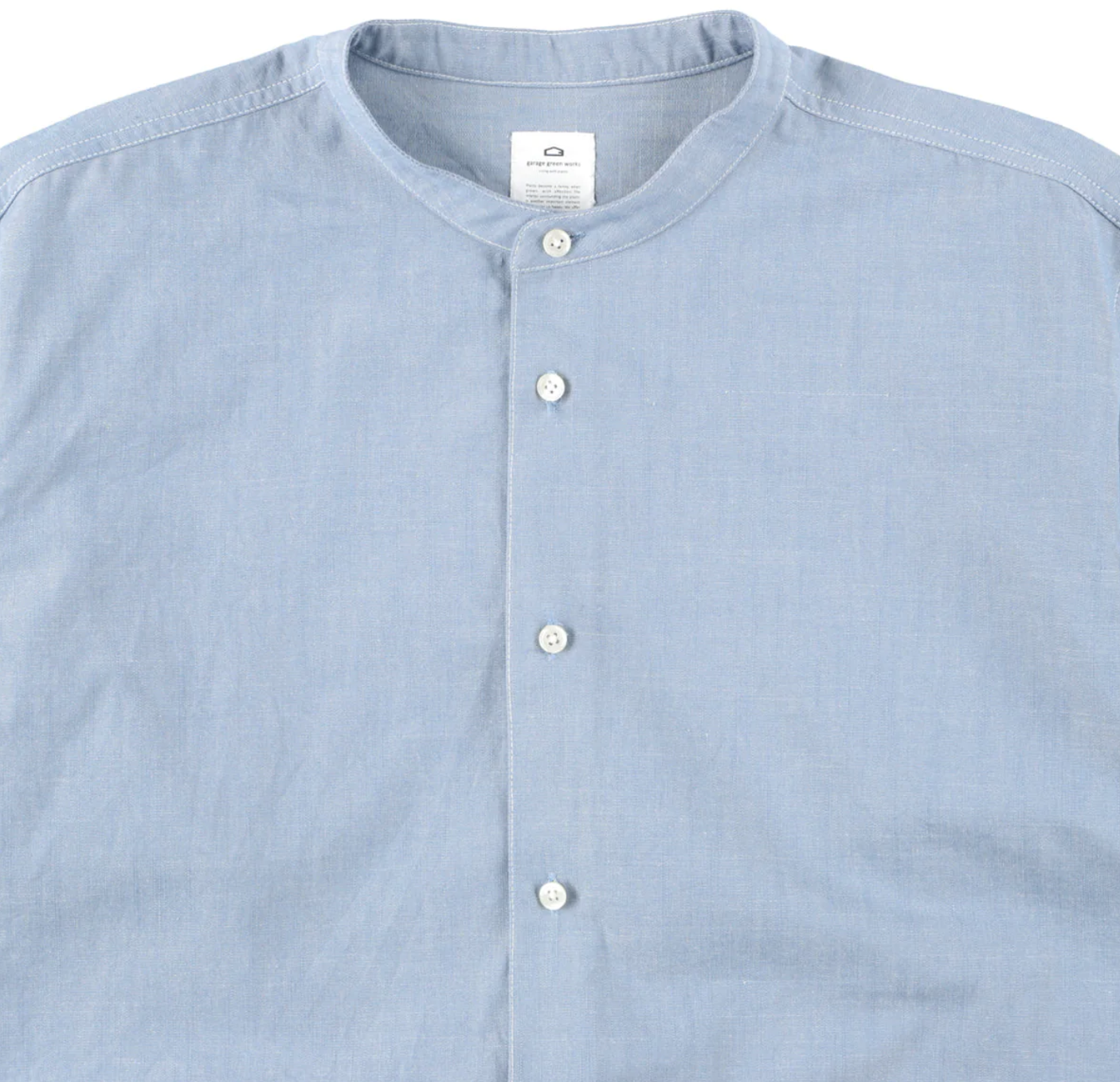 garage green works|FLOWER POCKET DUNGAREE SHIRT