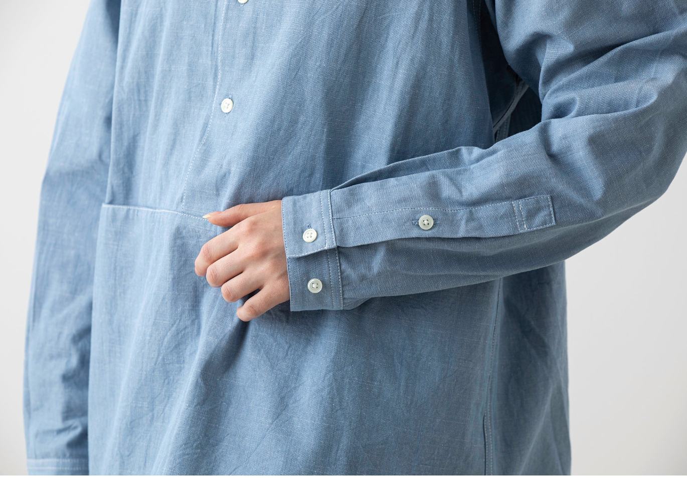 garage green works|FLOWER POCKET DUNGAREE SHIRT
