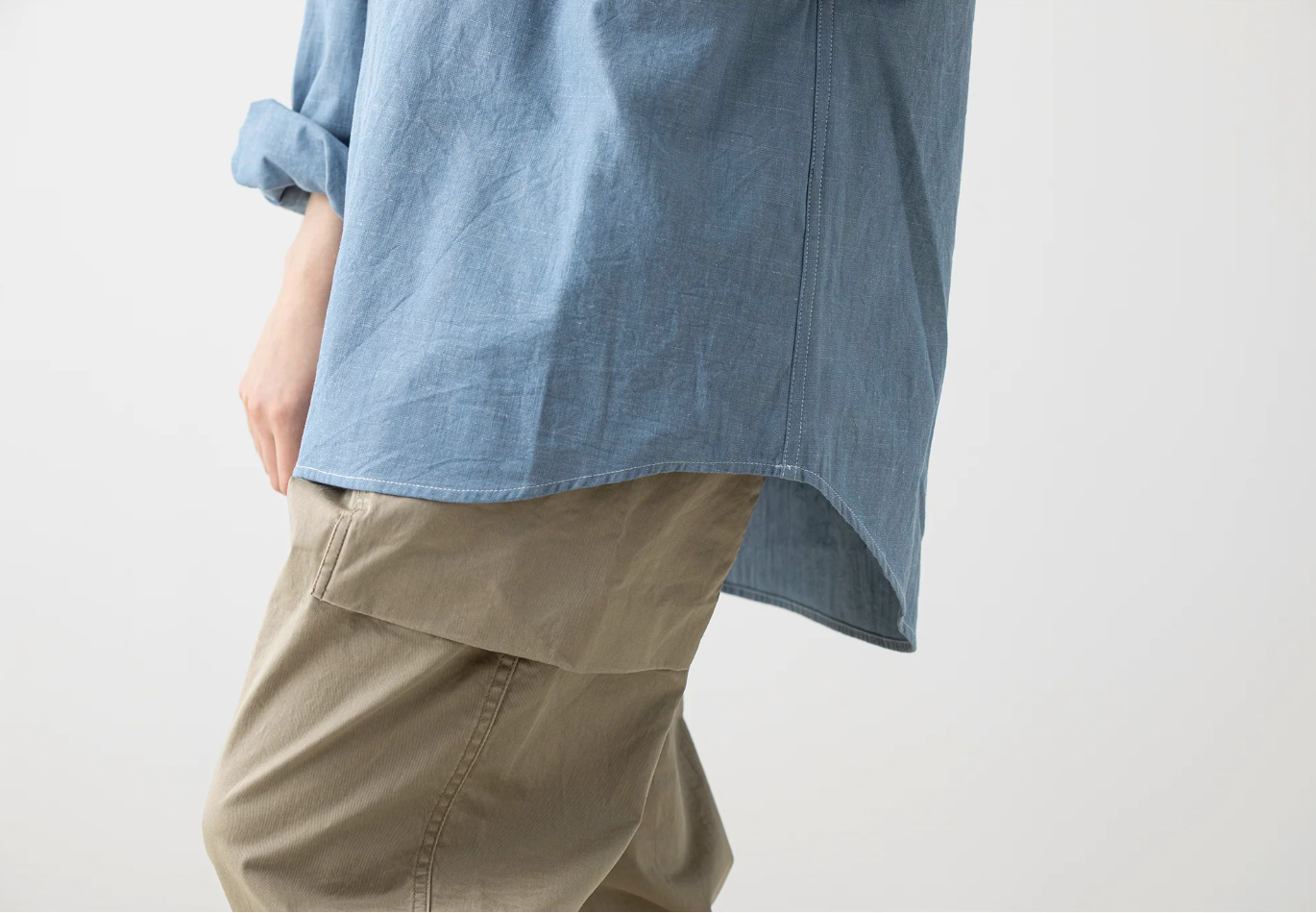 garage green works|FLOWER POCKET DUNGAREE SHIRT