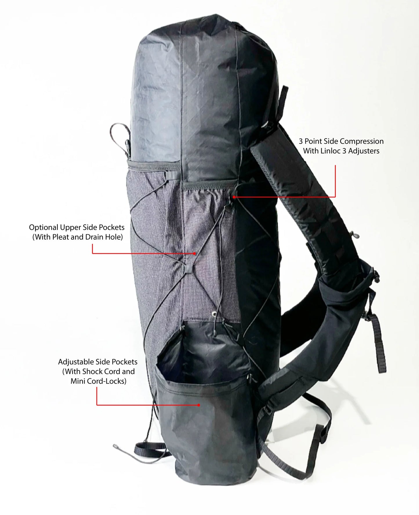 LITE AF|Printed Dyneema 30L CURVE FRAMLESS