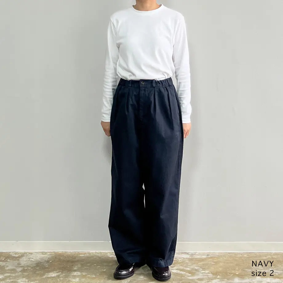 HARVESTY|BIG CHINO PANTS / ビッグシルエットチノクロスパンツ