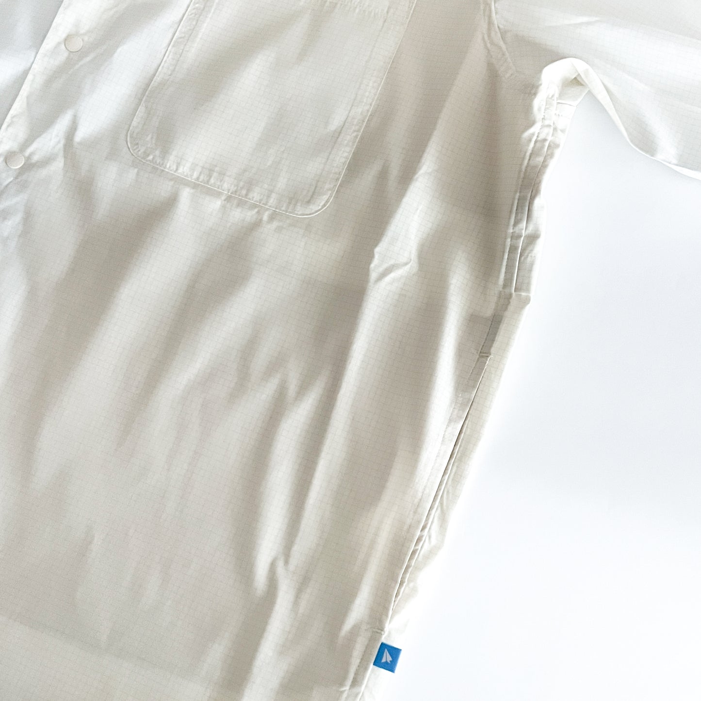 PAPERSKY WEAR|MAGAZINE CHECK BIG HALF SHIRT