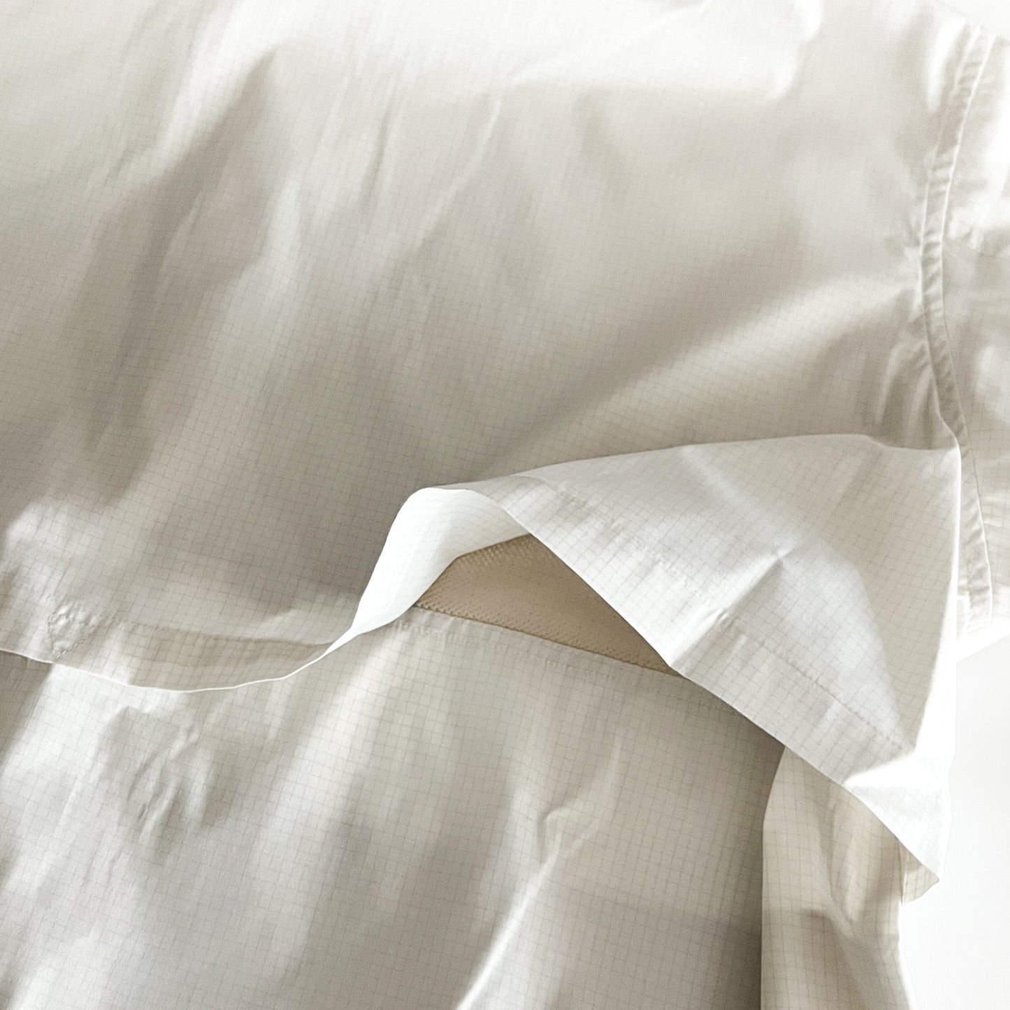PAPERSKY WEAR|MAGAZINE CHECK BIG HALF SHIRT