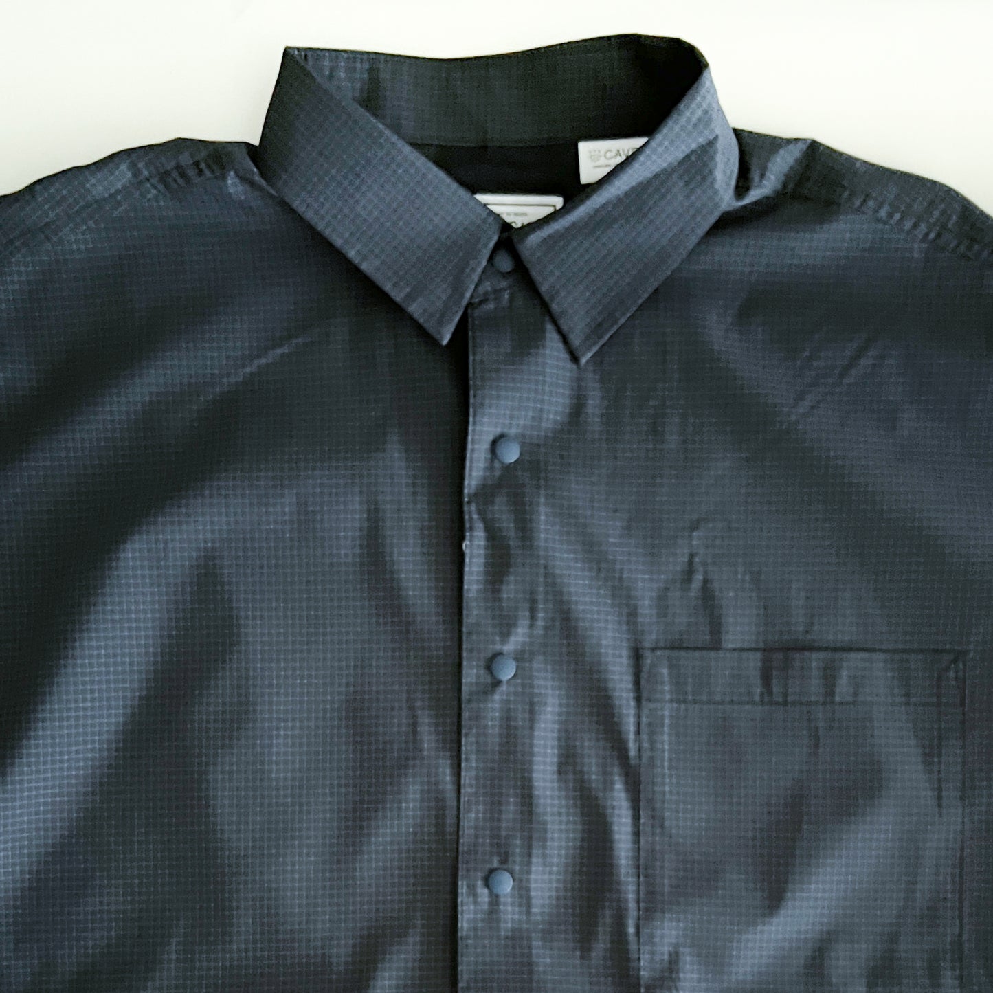 PAPERSKY WEAR|MAGAZINE CHECK BIG HALF SHIRT