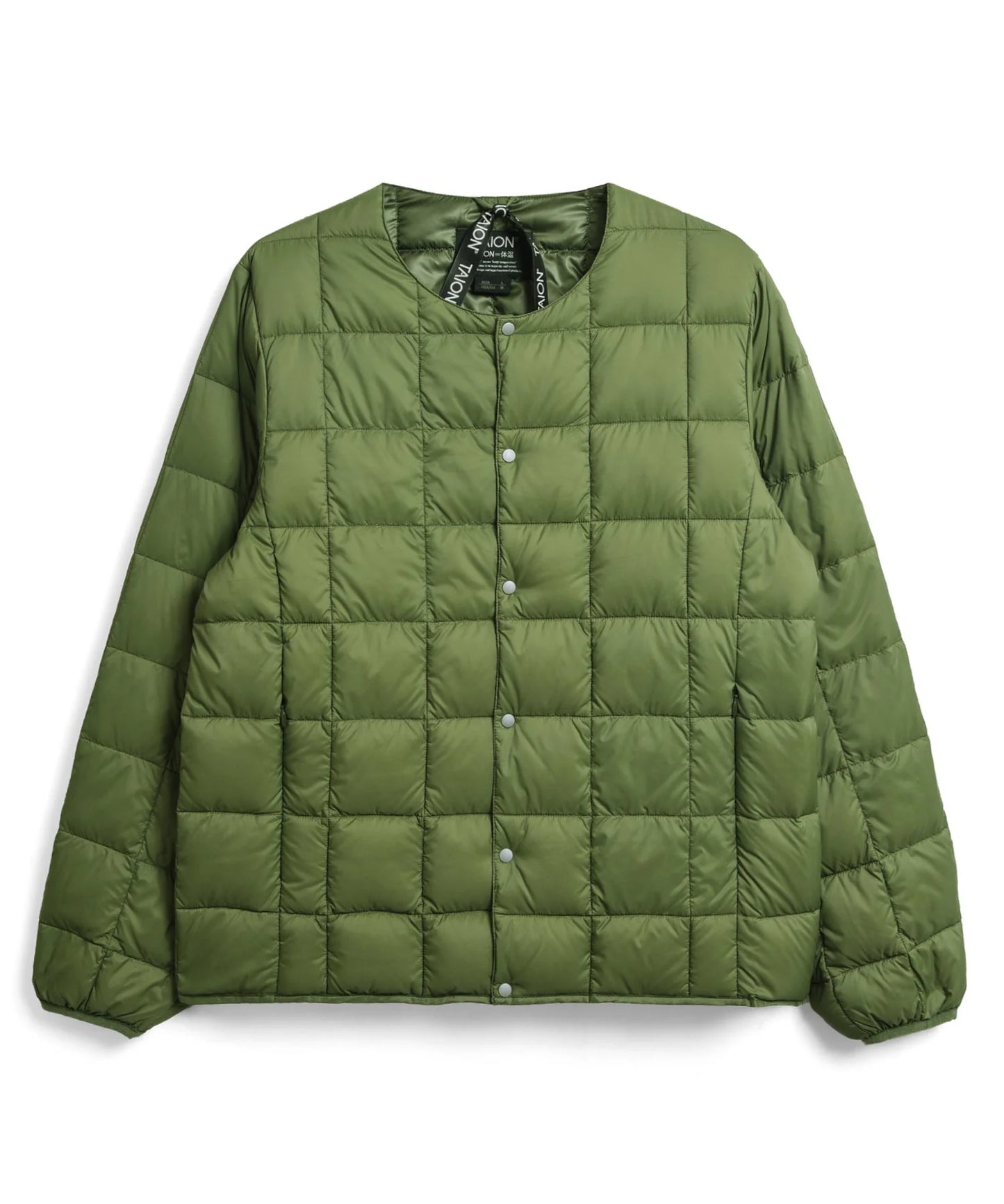 TAION|【MEN】ベーシック クルーネックボタン インナーダウンジャケット