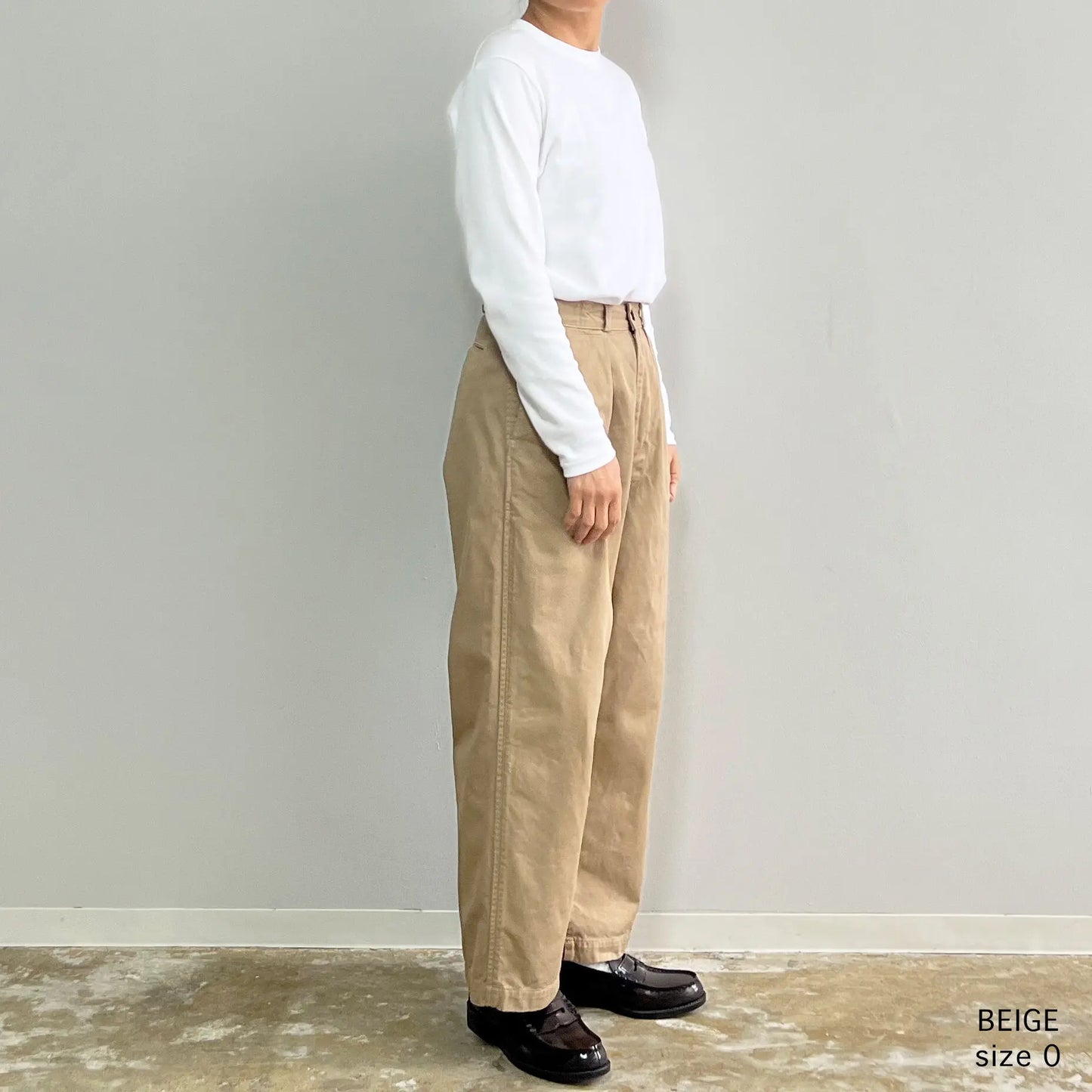 HARVESTY|BIG CHINO PANTS / ビッグシルエットチノクロスパンツ