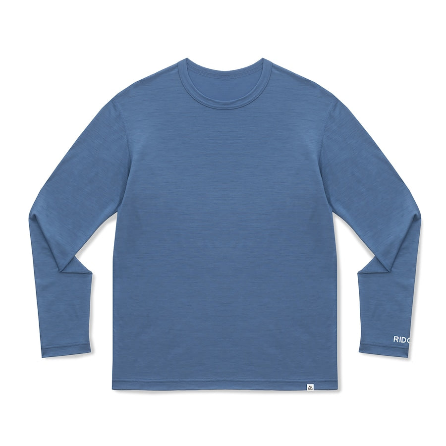RIDGE MOUNTAIN GEAR|Merino Basic Tee Long Sleeve
