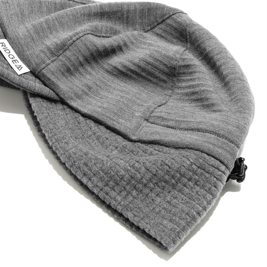 RIDGE MOUNTAIN GEAR|Grid Merino Earmuff Cap