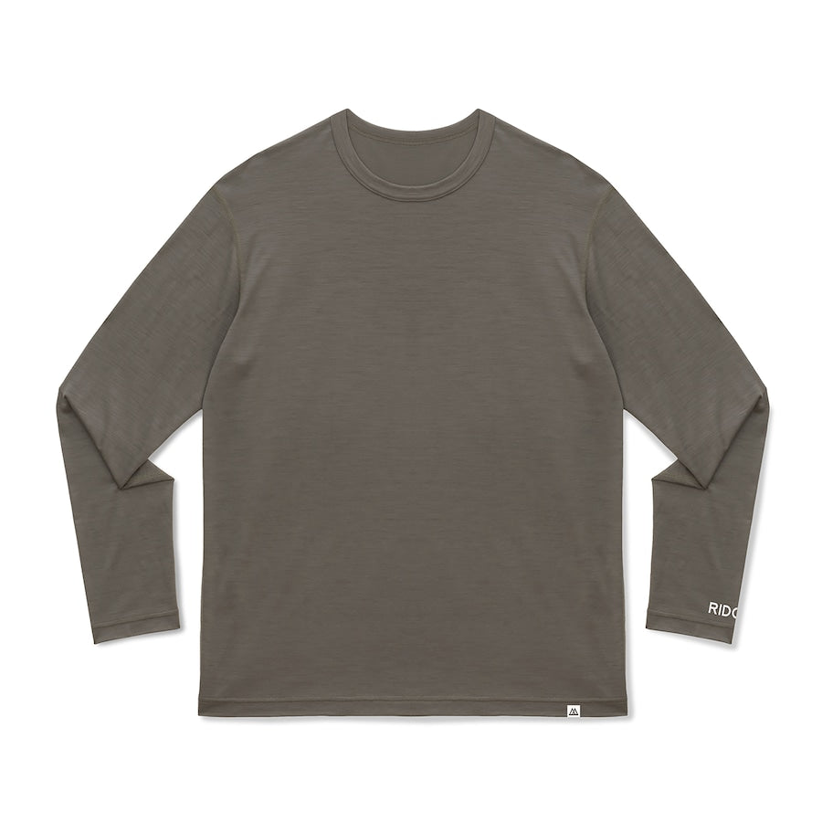 RIDGE MOUNTAIN GEAR|Merino Basic Tee Long Sleeve