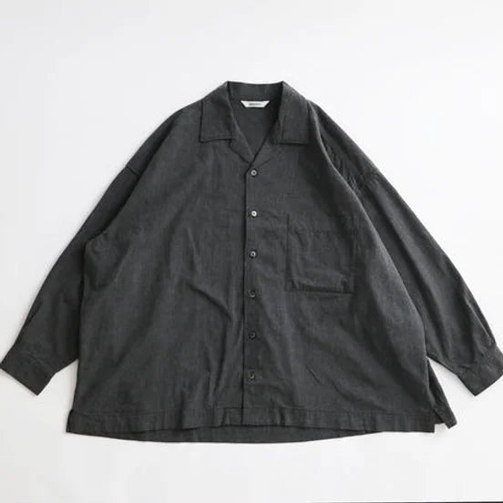 HARVESTY|CHAMBRAY JUMBO SHIRT / シャンブレー ジャンボシャツ