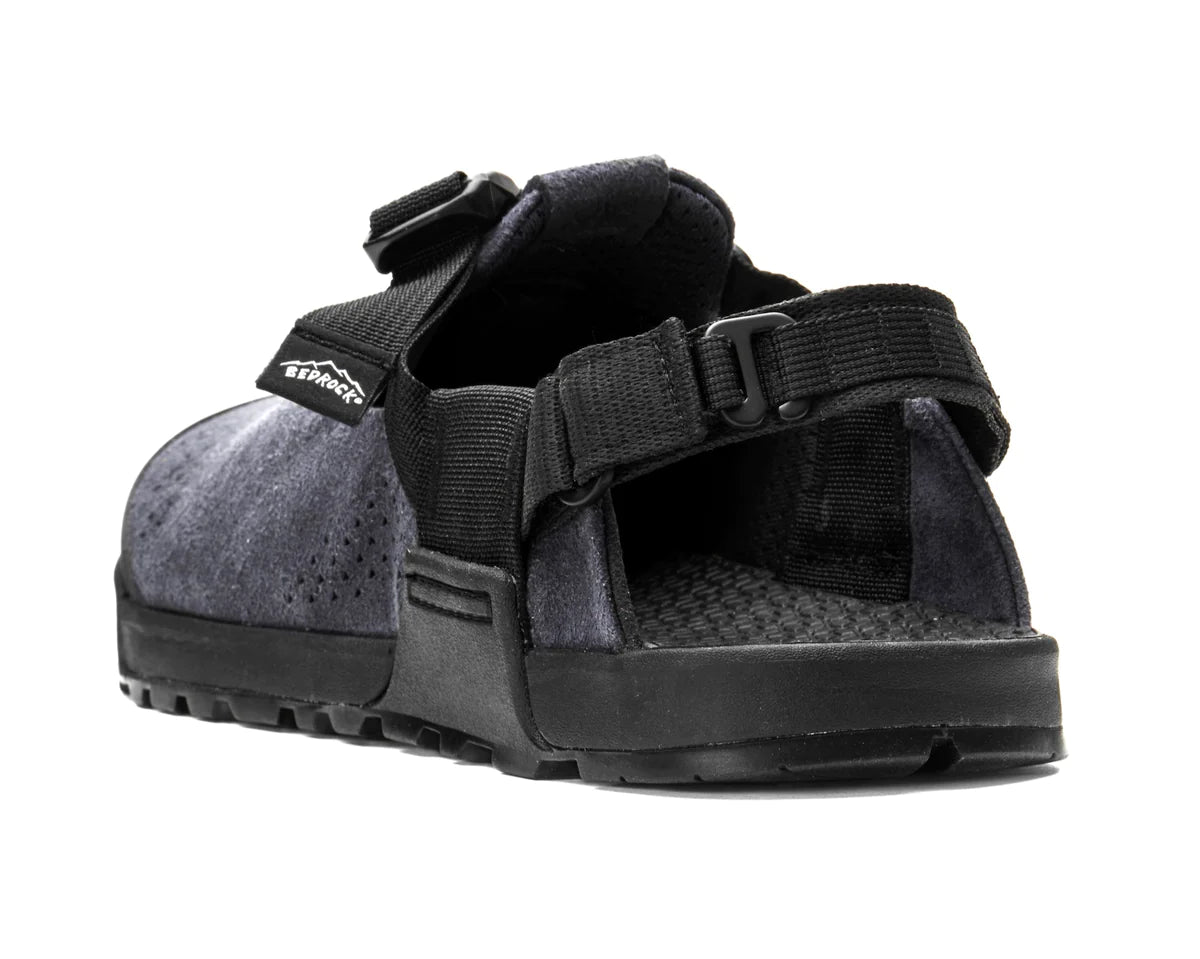Bedrock Sandals|Mountain Clog Synthetic:Gray Upper / Black Webbing