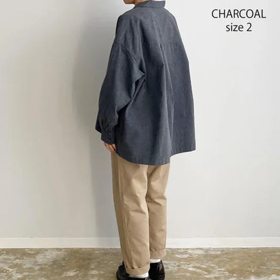 HARVESTY|CHAMBRAY JUMBO SHIRT / シャンブレー ジャンボシャツ