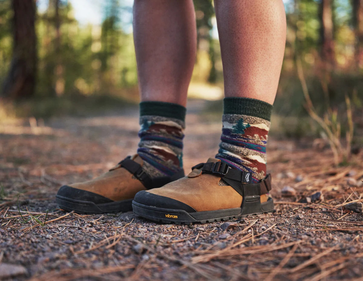 Bedrock Sandals|Mountain Clog Leather:Brown Upper / Brown Webbing