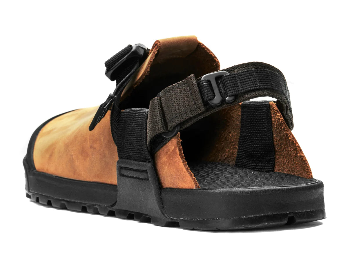 Bedrock Sandals|Mountain Clog Leather:Brown Upper / Brown Webbing