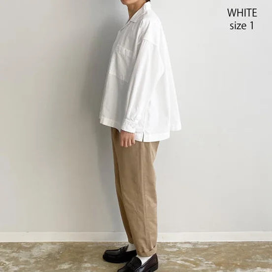 HARVESTY|CHAMBRAY JUMBO SHIRT / シャンブレー ジャンボシャツ