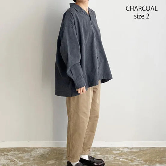HARVESTY|CHAMBRAY JUMBO SHIRT / シャンブレー ジャンボシャツ