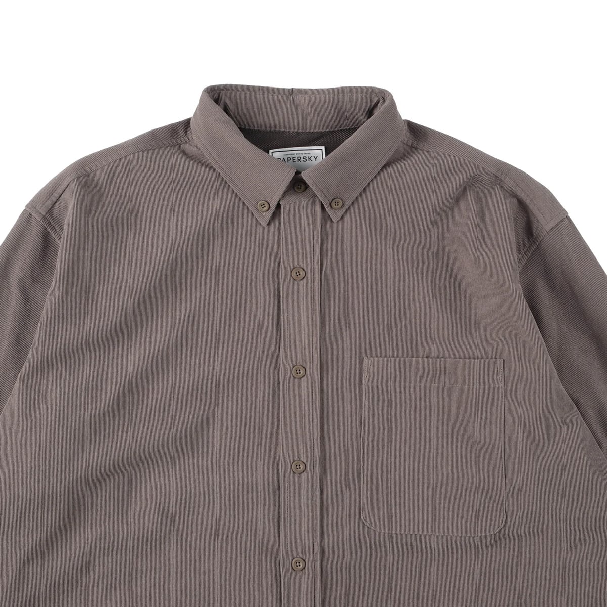 PAPERSKY WEAR｜HIKE&BIKE CAVE CORDUROY BIG SHIRT