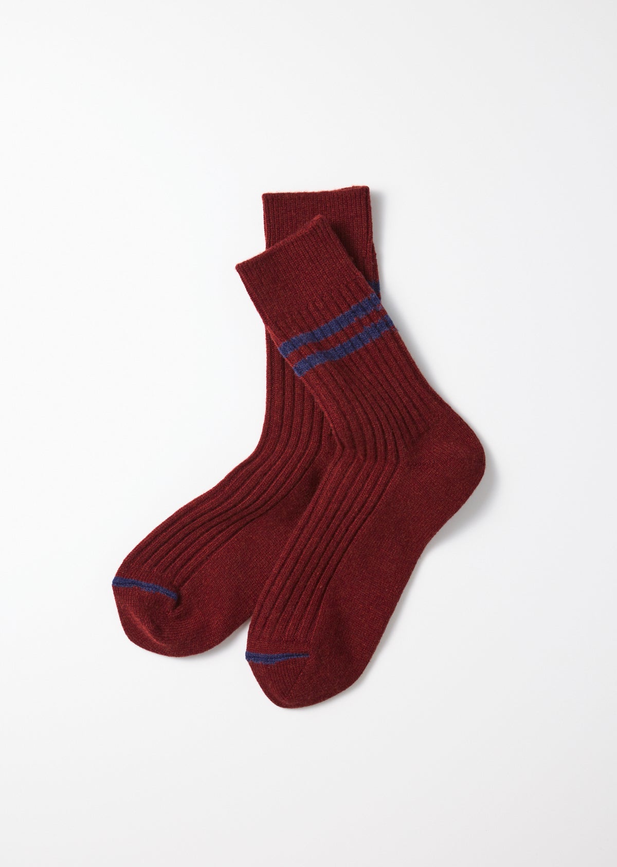 ROTOTO｜MERINO LAMBS WOOL STRIPE SOCKS