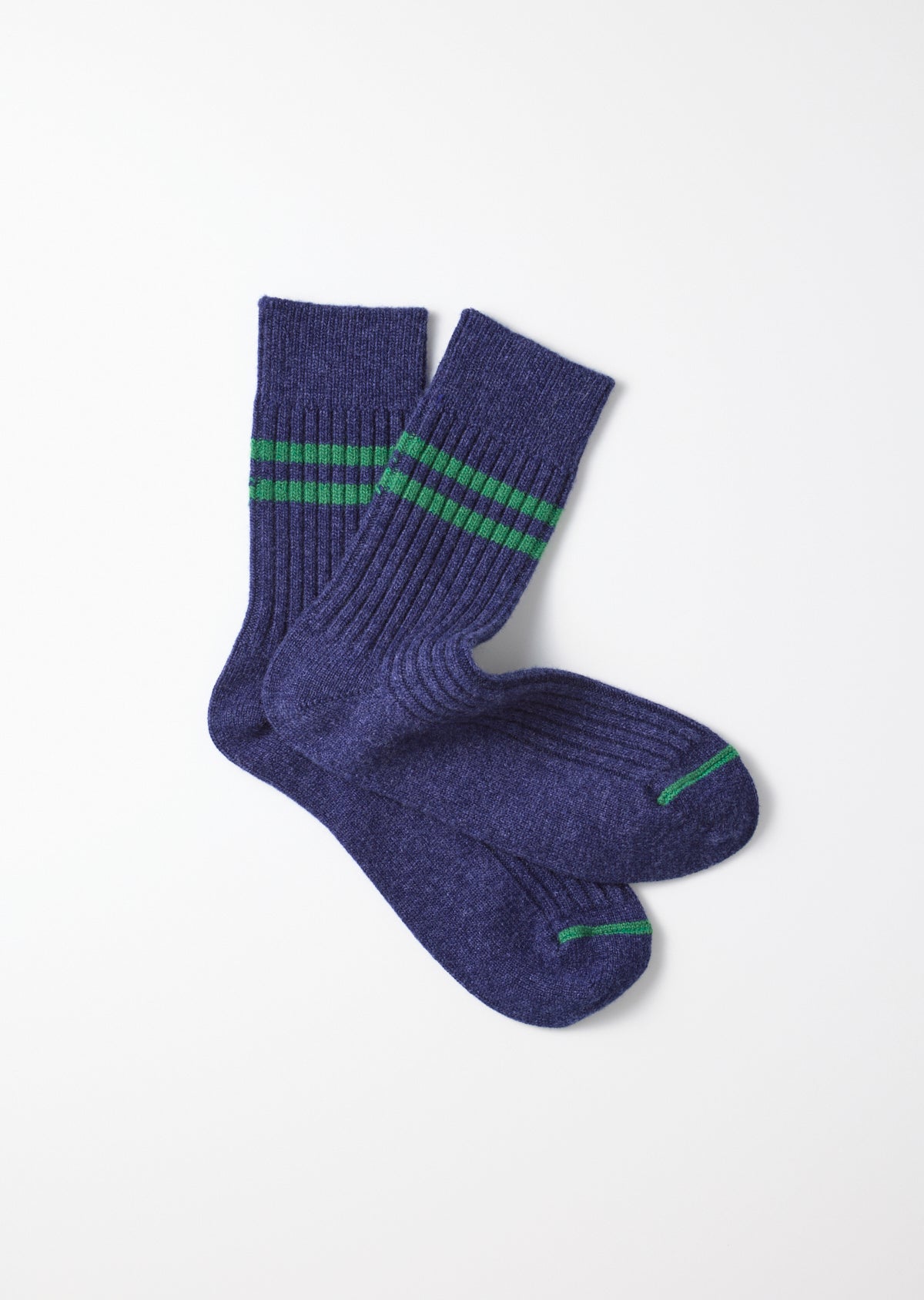 ROTOTO｜MERINO LAMBS WOOL STRIPE SOCKS