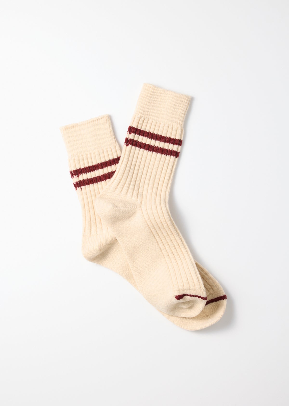ROTOTO｜MERINO LAMBS WOOL STRIPE SOCKS