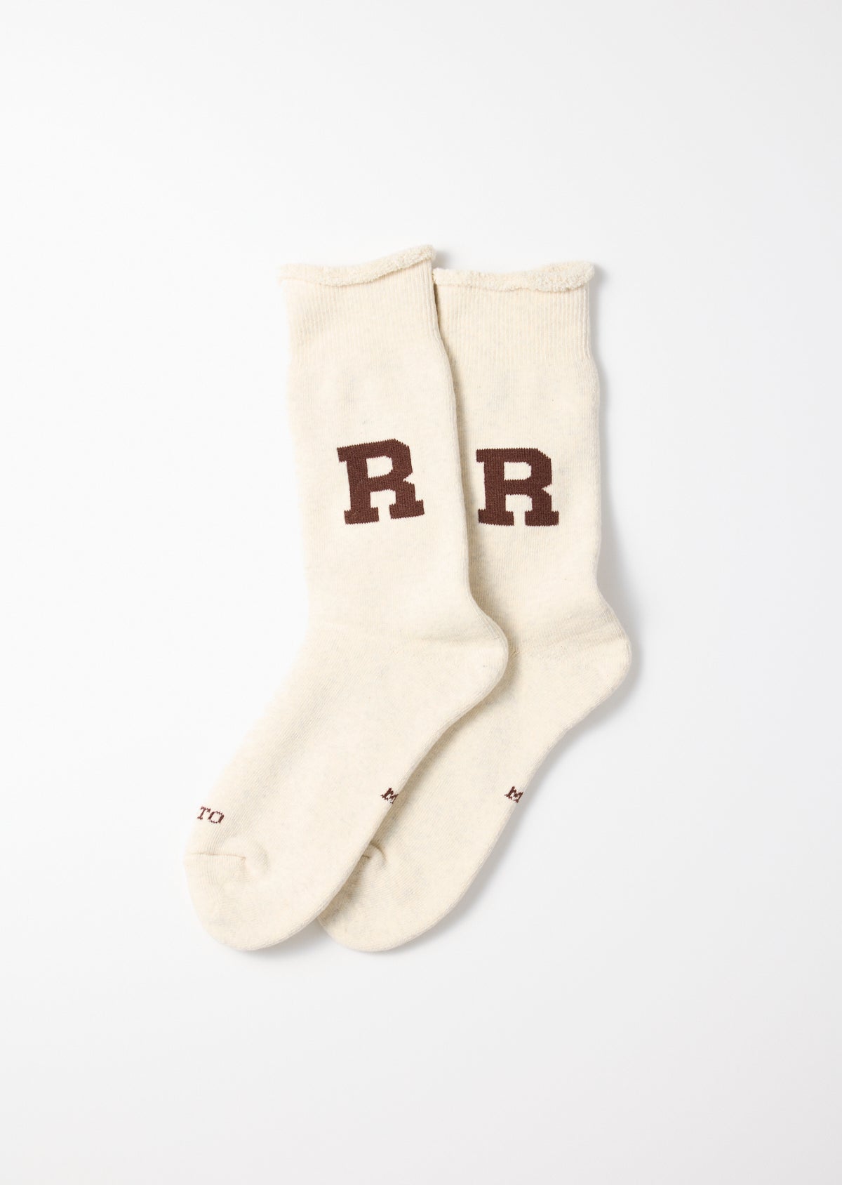ROTOTO｜RAFFY SWEAT SOCKS ”R LOGO”