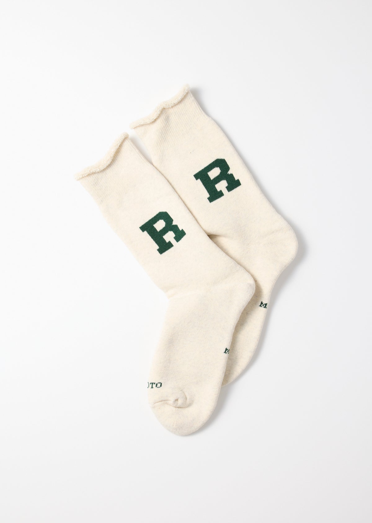 ROTOTO｜RAFFY SWEAT SOCKS ”R LOGO”