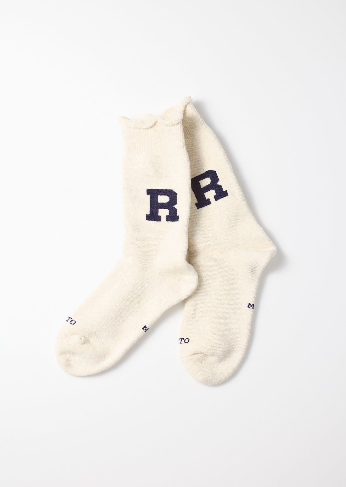 ROTOTO｜RAFFY SWEAT SOCKS ”R LOGO”