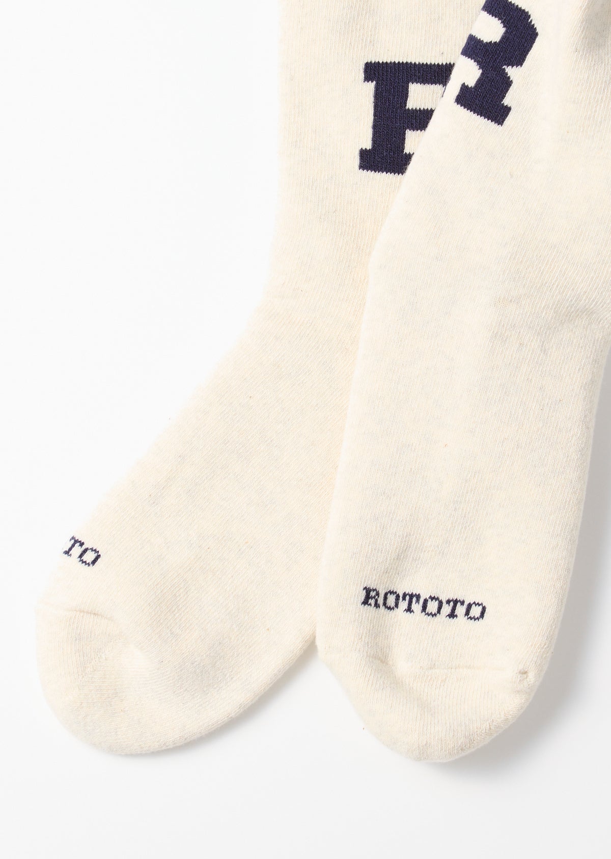 ROTOTO｜RAFFY SWEAT SOCKS ”R LOGO”