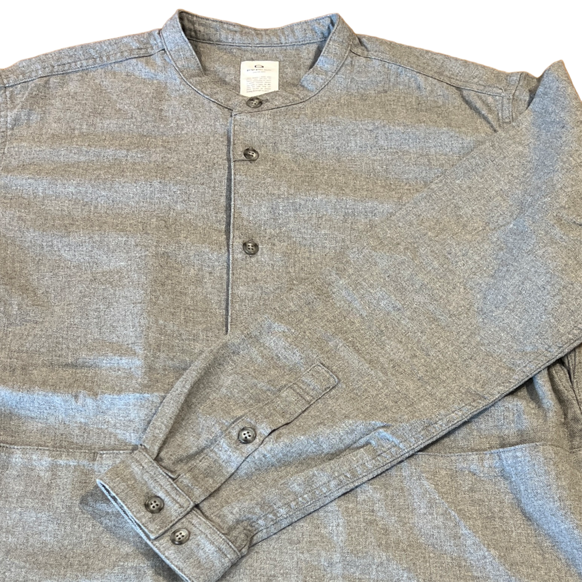 garage green works｜FLOWER POCKET WOOL SHIRTS