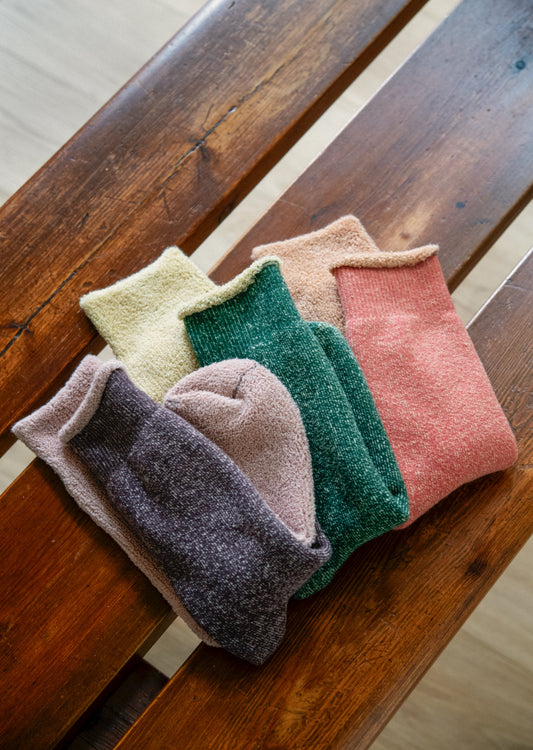 ROTOTO｜DOUBLE FACE MERINO PILE SOCKS