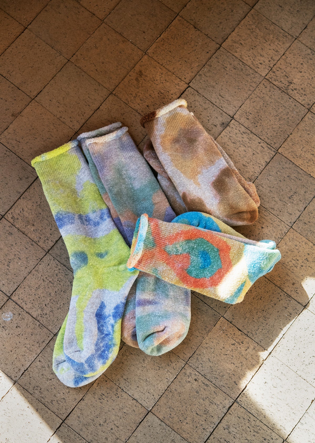 ROTOTO｜TIE DYE PILE SOCKS