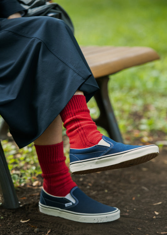 ROTOTO｜DOUBLE FACE MERINO PILE SOCKS