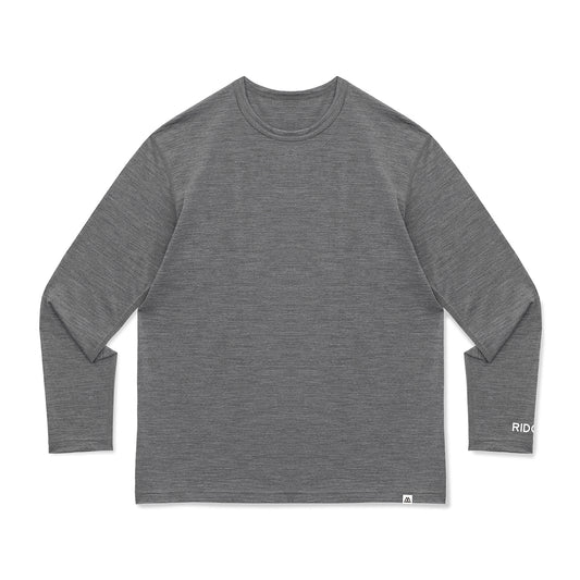 RIDGE MOUNTAIN GEAR｜Merino Basic Tee Long Sleeve