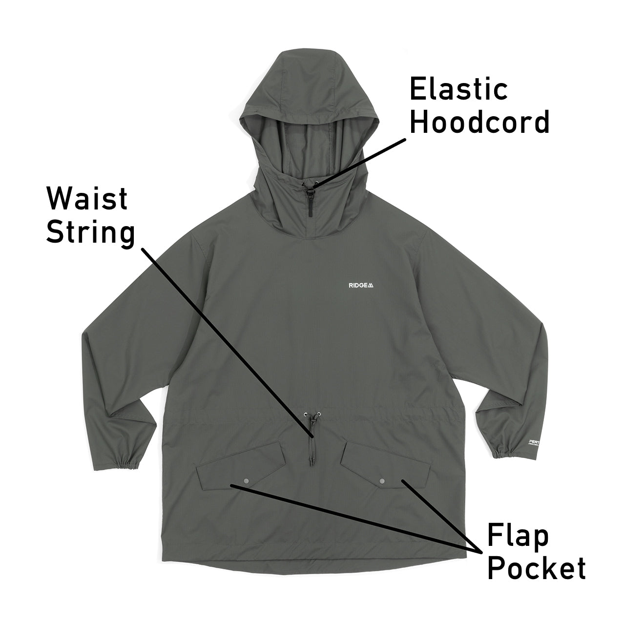 Mountain Smock Charcoal Slate Lサイズ RIDGE MOUNTAIN GEAR｜Mountain Smock – LUNETTES + 山の道具屋