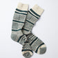 ROTOTO｜MULTI JACQUARD CREW SOCKS