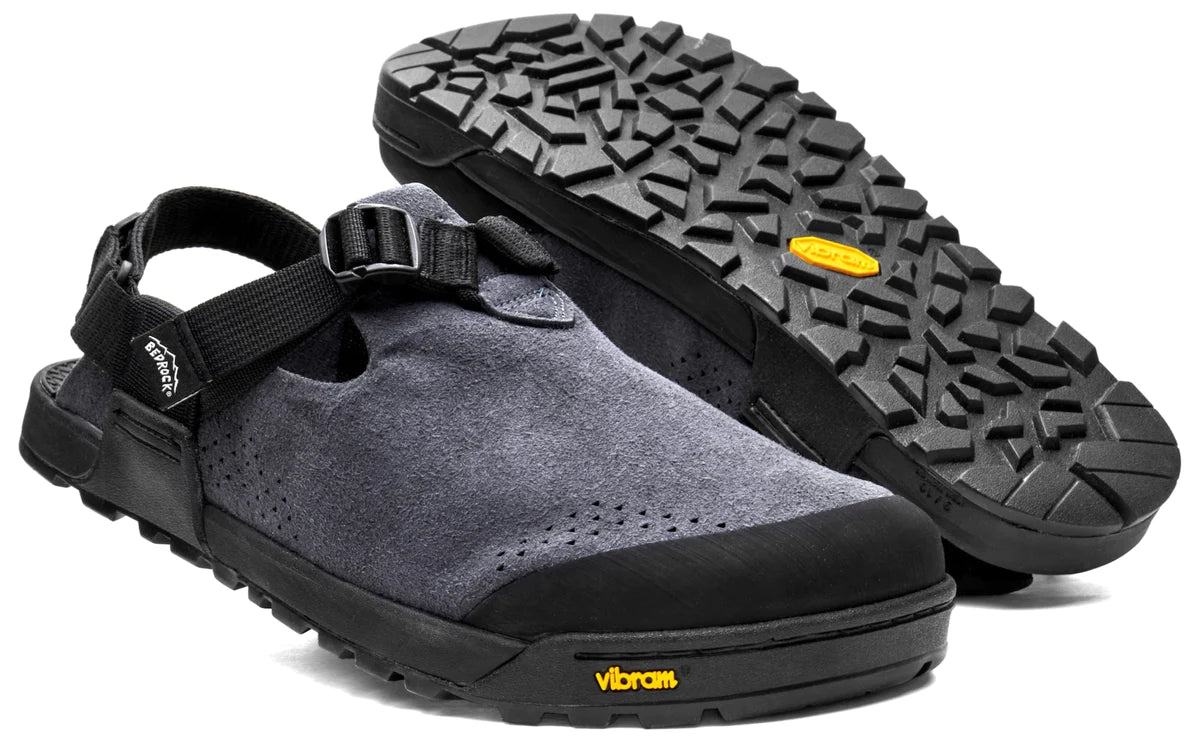 Bedrock Sandals｜Mountain Clog Synthetic：Gray Upper / Black Webbing