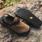 Bedrock Sandals｜Mountain Clog Leather：Brown Upper / Brown Webbing